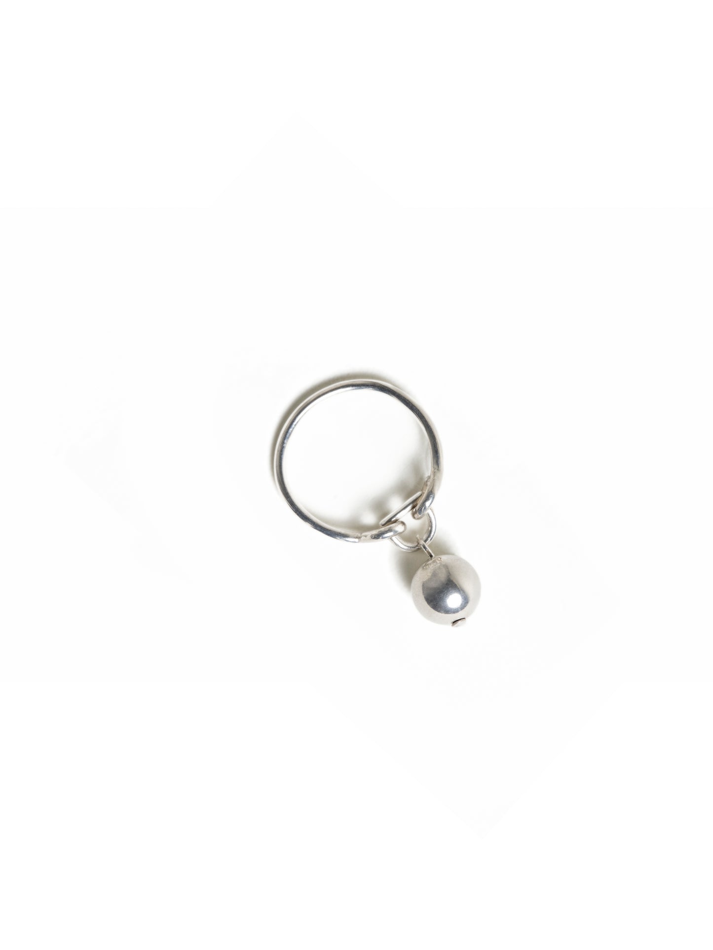 RING WITH SILVER SPHERE