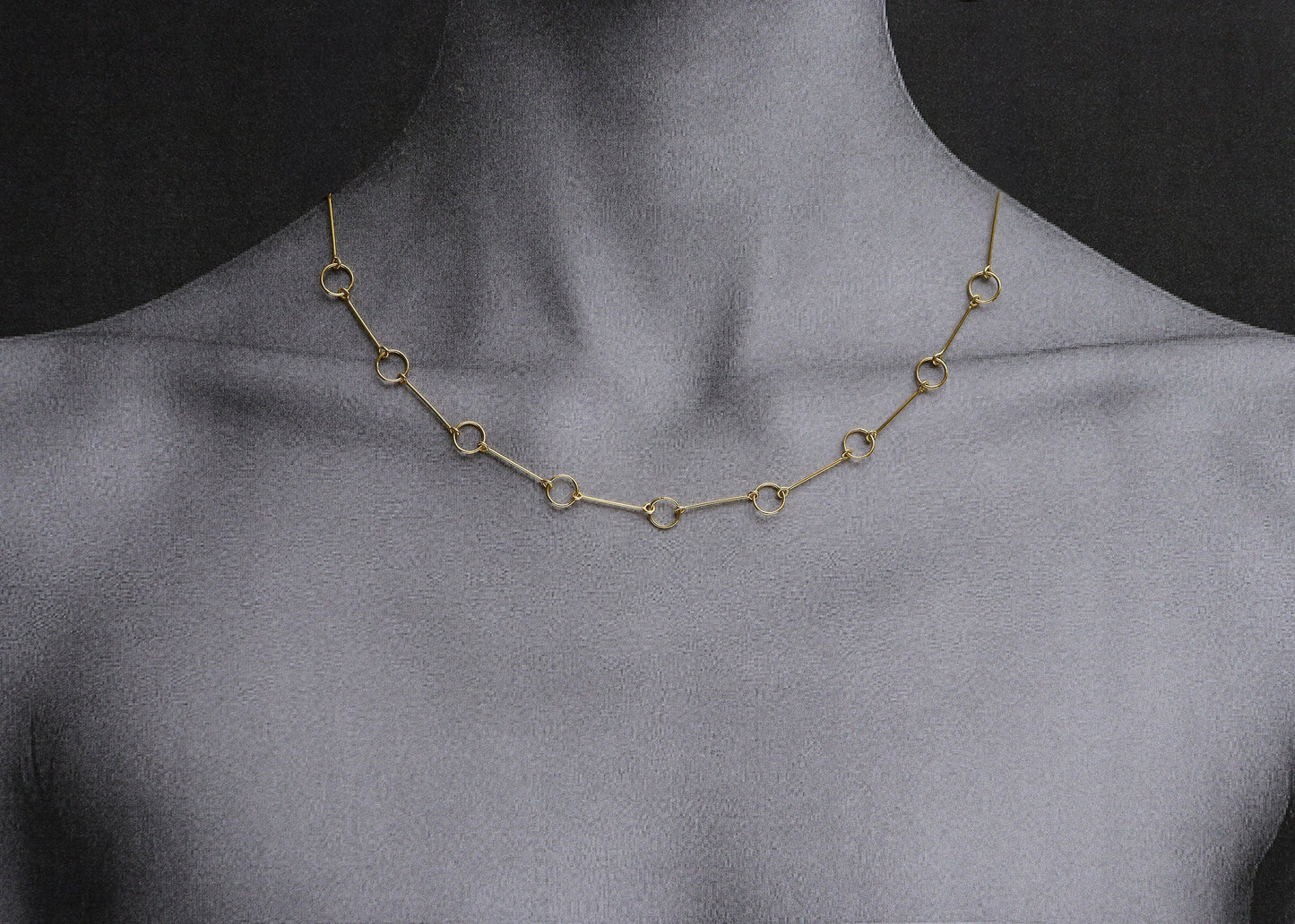 Cadena de eslabones oro