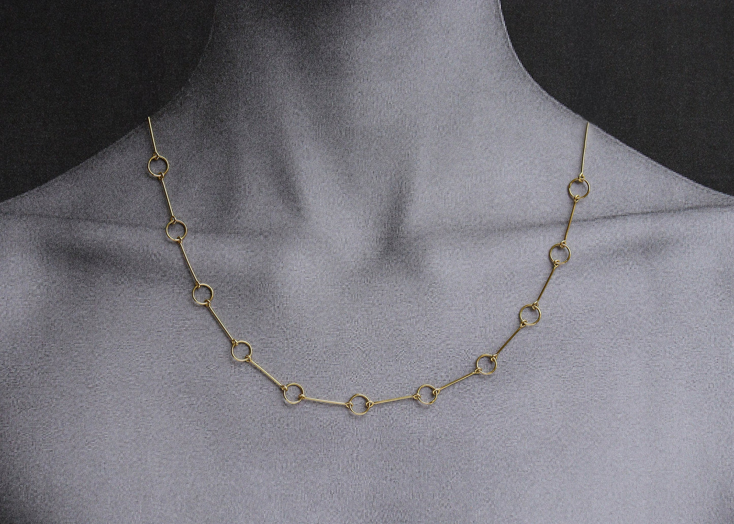 Cadena de eslabones oro