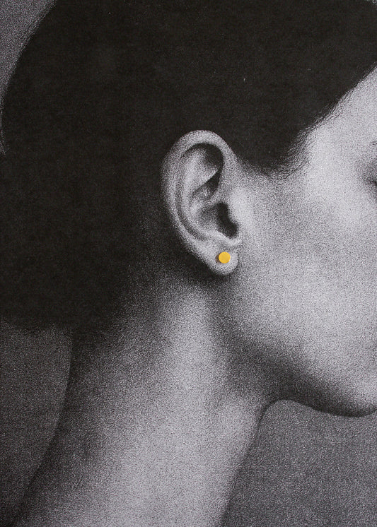 Pendientes remache de oro