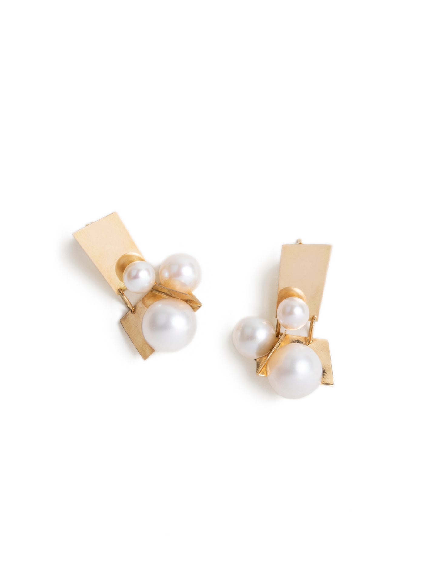 Pendientes Beatrix oro y perlas