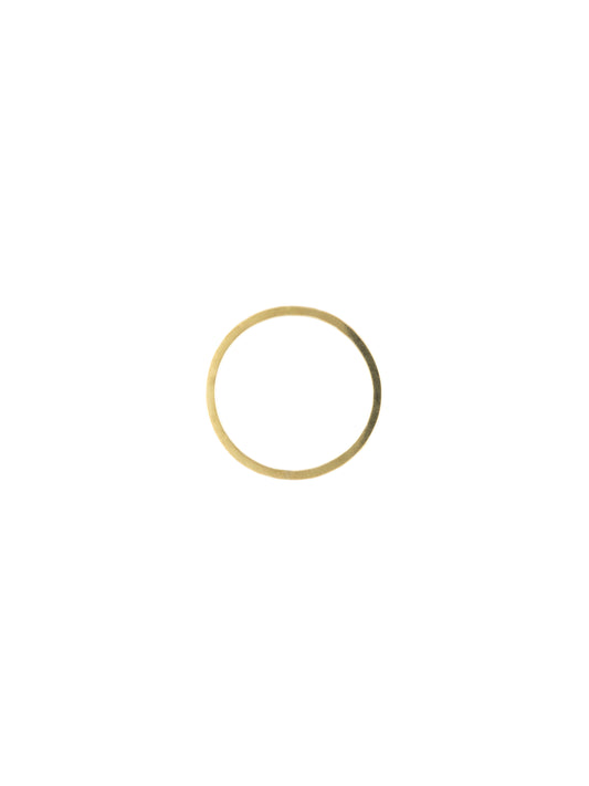 EXTRA-FLAT GOLD RING