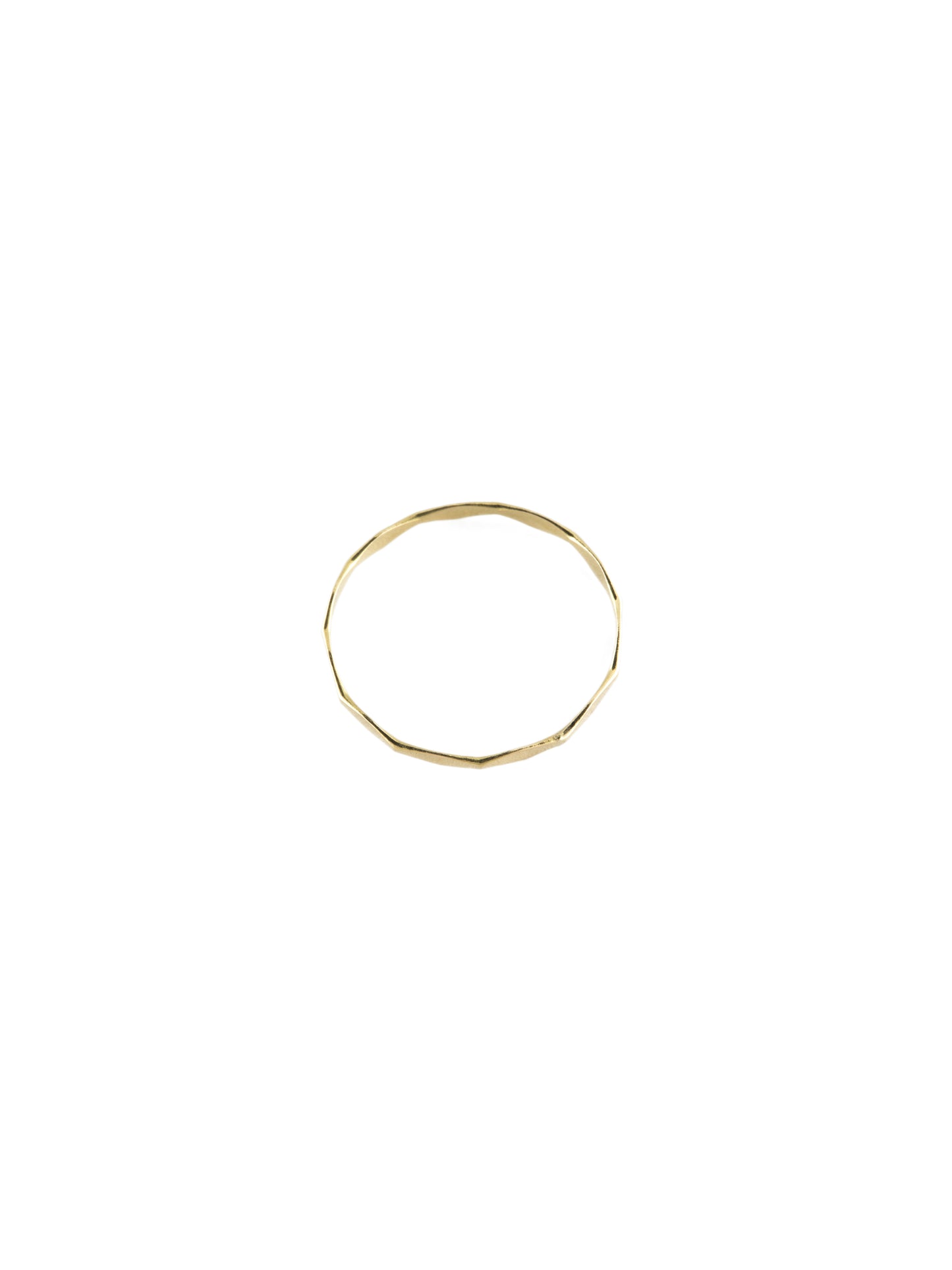 MICRO-LOZENGE GOLD RING