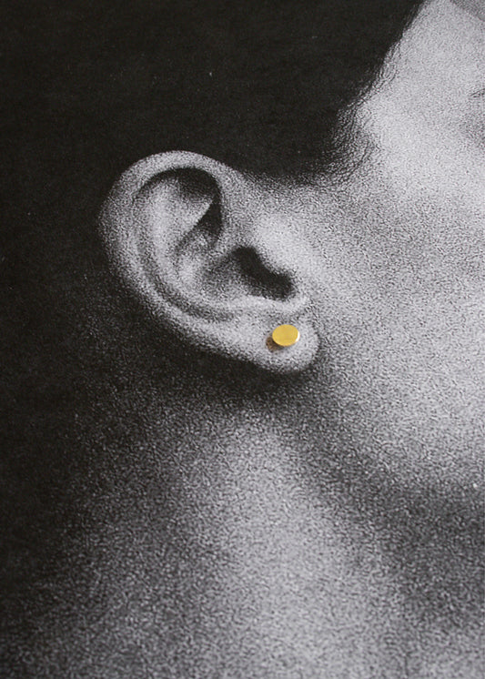 GOLD RIVET EARRINGS