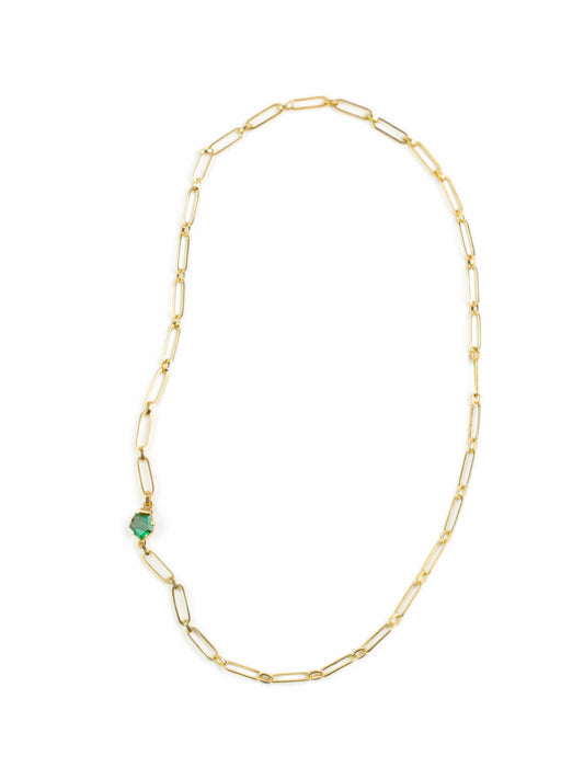 EMERALD GOLD LINK CHAIN