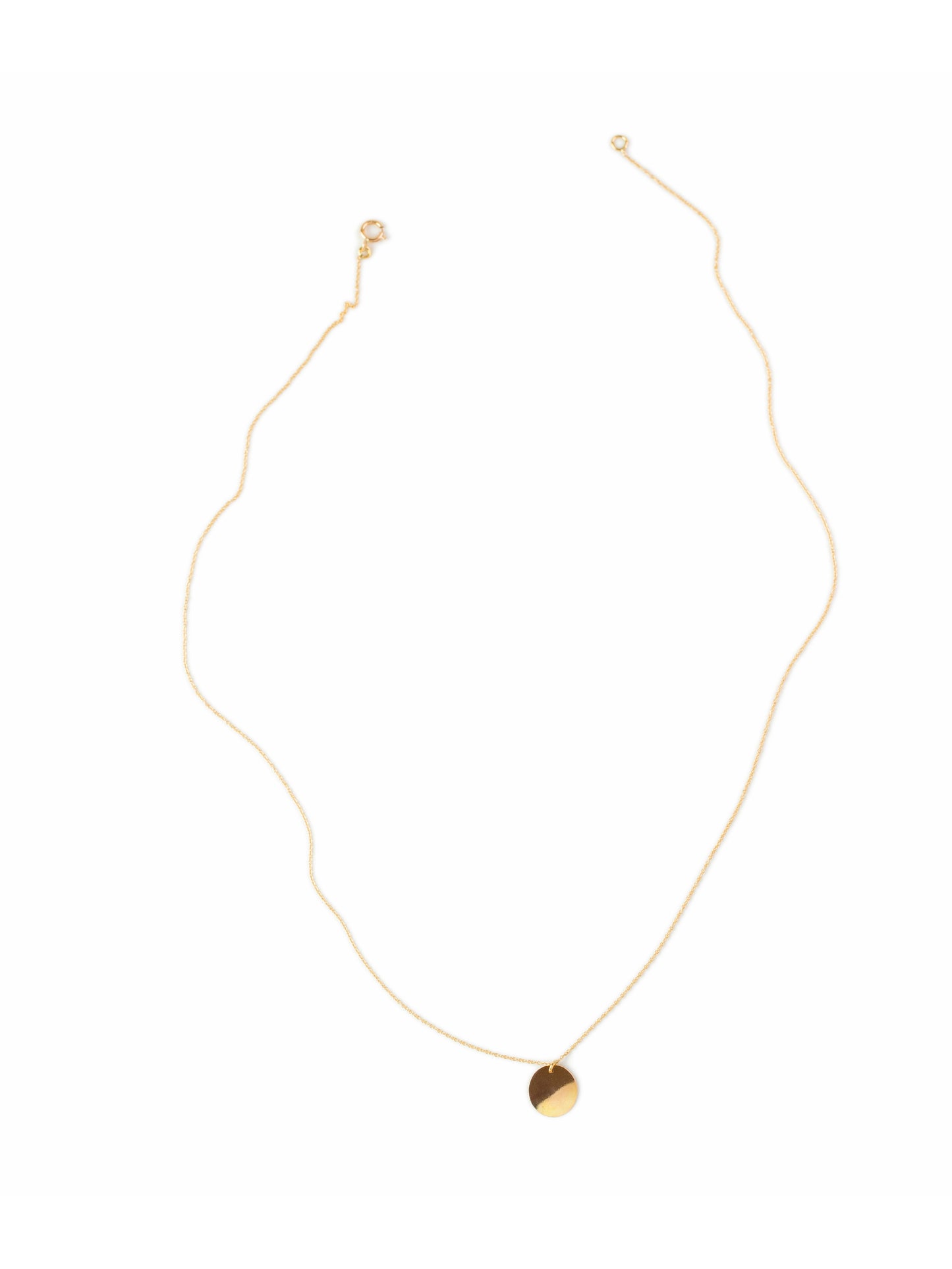 OVAL GOLD CHAIN NECKLACE