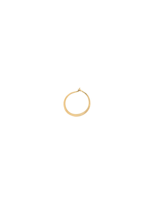 GOLD ROUND HOOPS